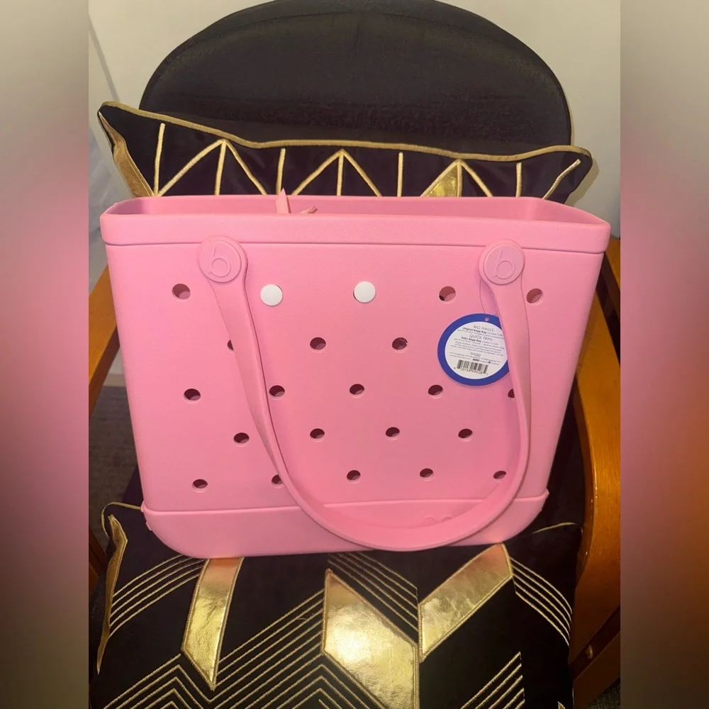 NWT Baby Bogg Bag Blowing Pink Bubbles Tote